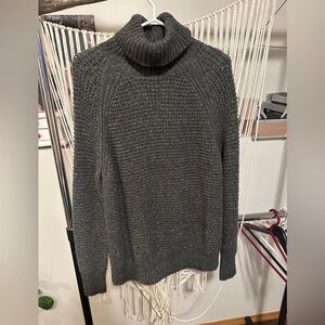 Cozy Charcoal Turtleneck Sweater